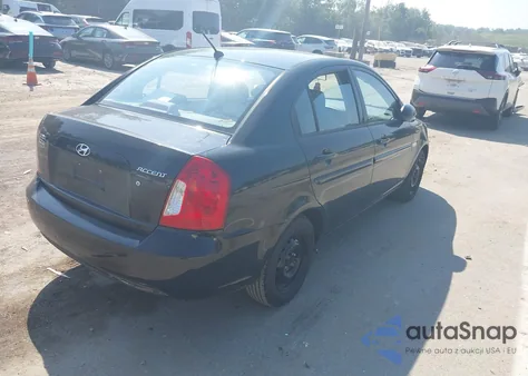 2007 Hyundai Accent Gls из США, поврежденный, VIN KMHCN46C27U126429